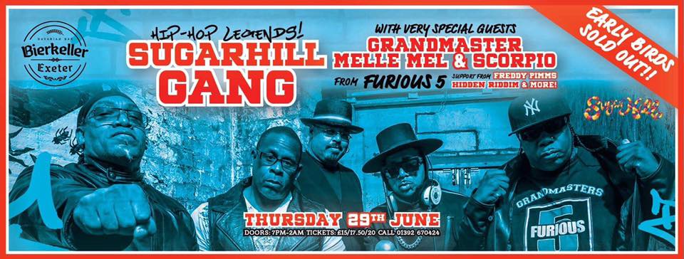 BierKeller Exeter (@bierkellerexe) on Twitter photo Now, THIS is an event not miss! THE Sugar Hill Gang will be performing on Thursday night starting at 7pm! Come and dance the night away! Now, THIS is an event not miss! THE Sugar Hill Gang will be performing on Thursday night starting at 7pm! Come and dance the night away!
