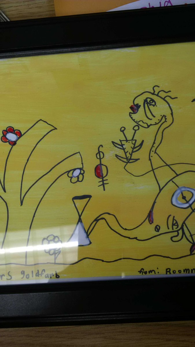 Thank you room 210 for the art inspired by Miro who used lines and connected them. So thoughtful