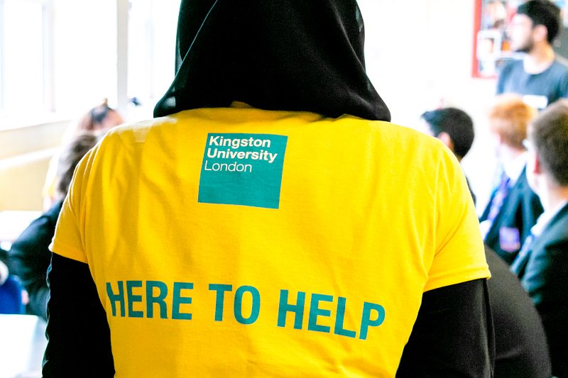 KingstonUni's tweet photo. We're looking forward to meeting lots of you at today's #KUOpenDay. Look out for our student ambassadors in yellow! #makeitKU https://t.co/t7F6ptg2Am