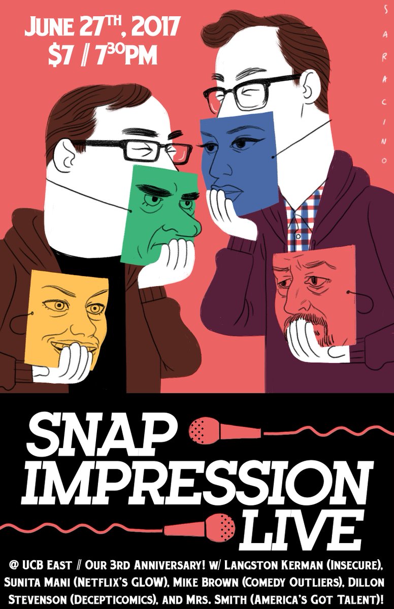 SnapImpression's tweet image. Tonight at @ucbtny East Village! It's our 3rd anniversary &amp;amp; last NY show for a while! 7:30, $7!
Still some tix! east.ucbtheatre.com/performance/54…