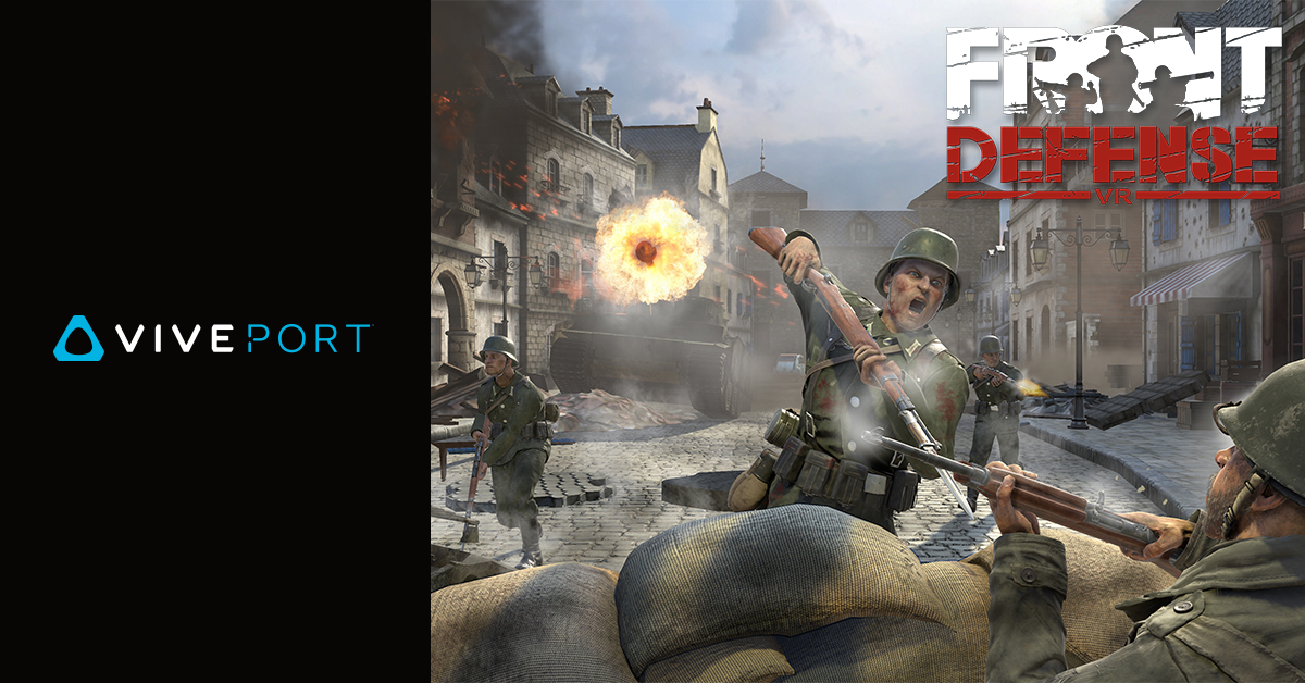 htcvive's tweet photo. #ViveStudios & #Fantahorn are taking you to the front lines of WWII with #FrontDefenseVR on @Viveport Subscription https://t.co/4iIi0Yd5Vk https://t.co/ODPwbuiuKN