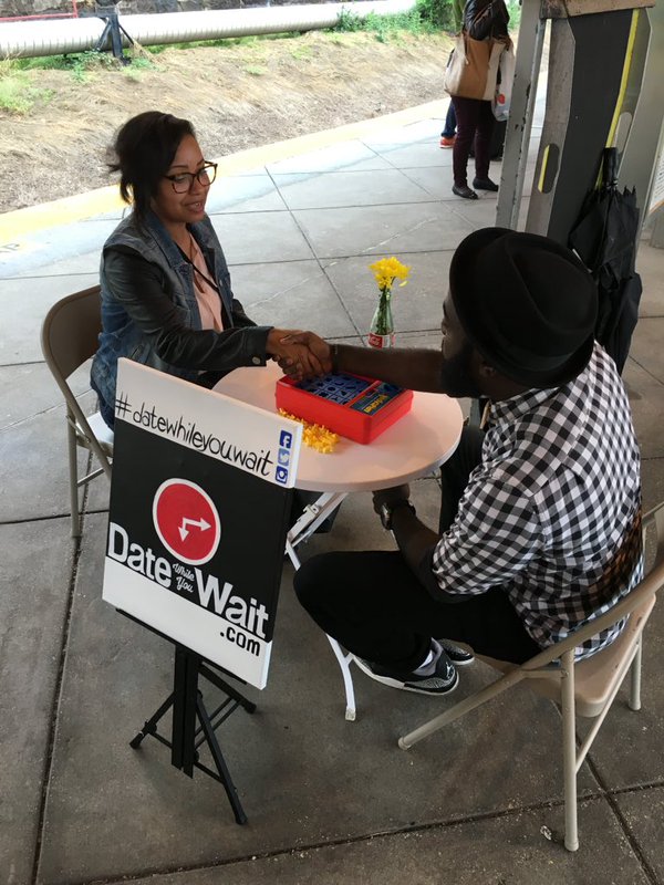 SEPTAPHILLY's tweet photo. ICYMI Date While You Wait returns to University City Station TODAY from 3p to 6p: https://t.co/zGCWwA9Yxa! #ISEPTAPHILLY #DateWhileYouWait https://t.co/fL1hTdFznm