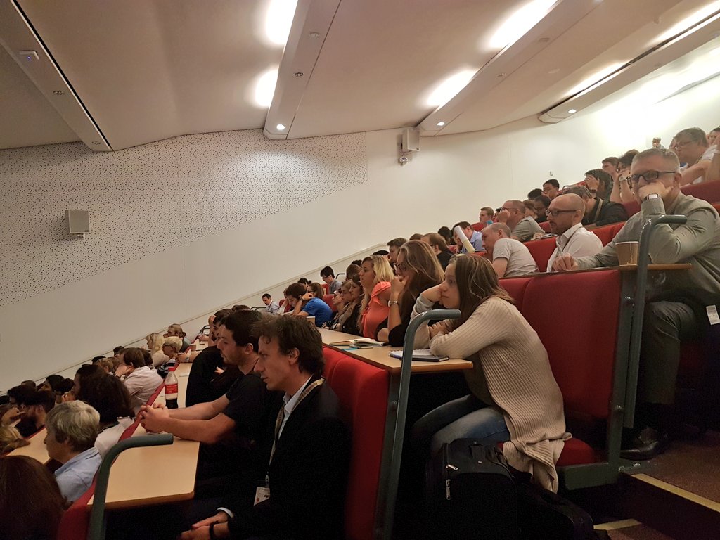 ESSF_Conference's tweet photo. #ESSF is at the #Serendipity and Scientific Careers Session chaired by @sirfrasersays with a huge crowd of researchers! https://t.co/4RLORNTtSO