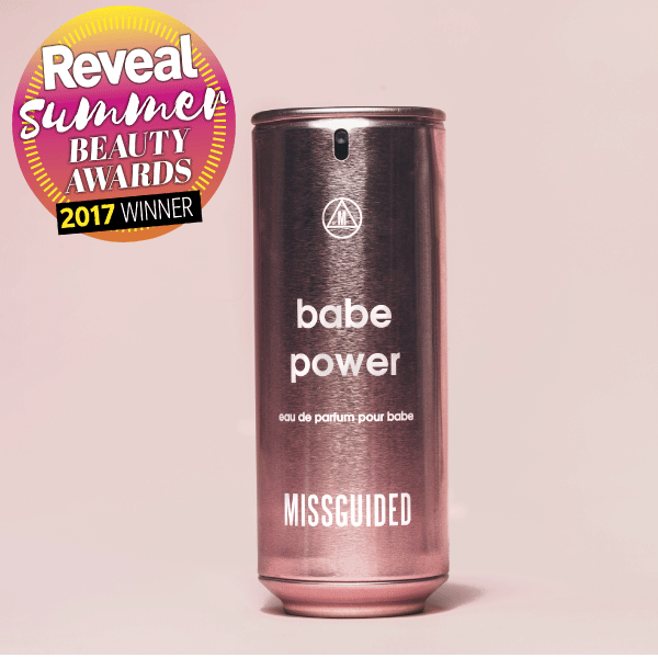 PerScent's tweet image. Did you hear? @missguided babe power is the
winner of a Reveal Summer Beauty Awards 2017! #Winners  #missguided #babepower