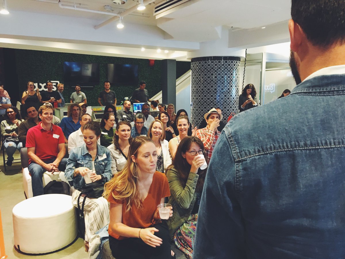 During <a href="/FTLauderdale_CM/">CreativeMornings/FTL</a> this month #coworking