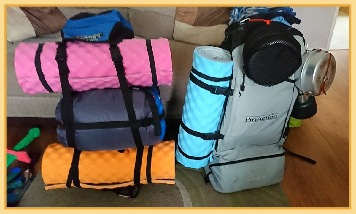 tentsandpegs's tweet image. @GOoutdoors #goroadtrip Weekend of camping for 2 adults and our 4 year old in 2 rucksacks! Tent,stove,clothes,sleeping bags,pans,plates etc