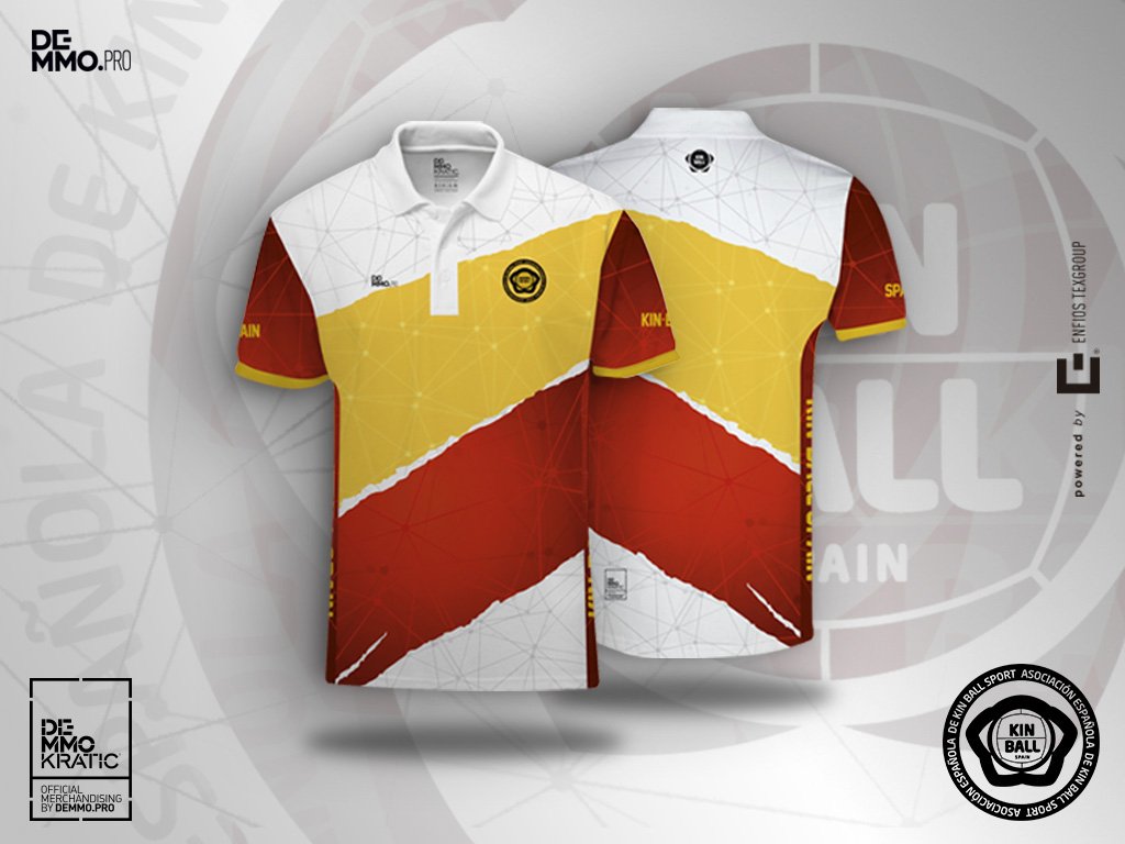 DEMMOKRATIC's tweet photo. NEW || Nuevo polo de la #SelecciónEspañola de #Kinball!! Diseñado y fabricado por @ENFIOS!! #madeinGalicia #new #Mundial #sport #team https://t.co/5CItUZPLiz