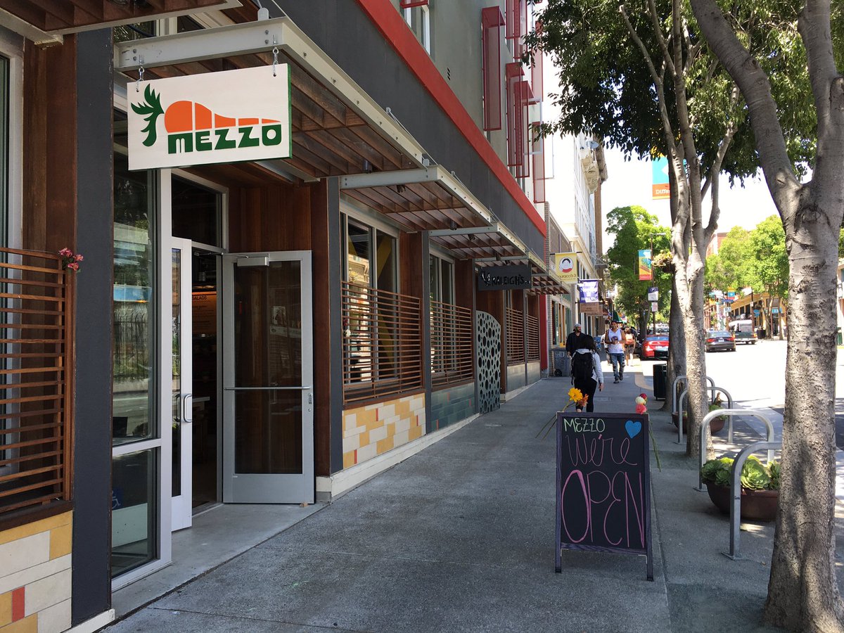 Congratulations to our friends at Mezzo for opening today! It looks great!  #telegraphberkeley