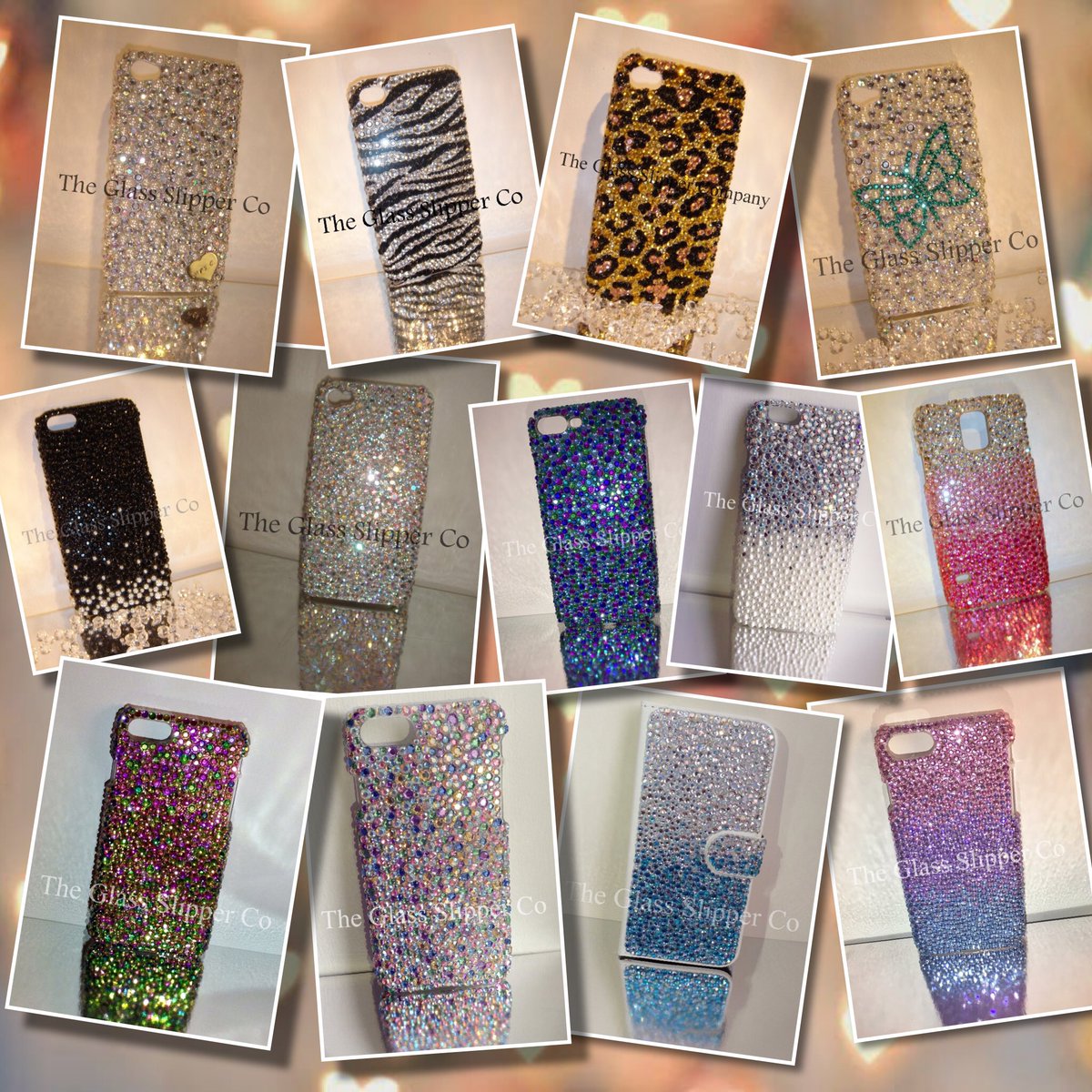 GlassSlipperCo's tweet photo. Hand encrusted phone cases, made to order. 10% off AND free postage until Friday! AND buy a second for half price!!!!!!!! https://t.co/f8ElPQIkPP