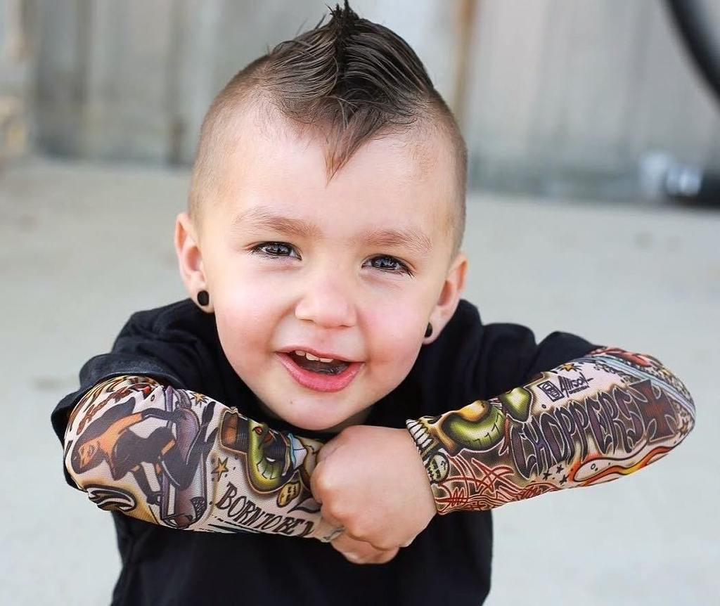 TotTude's tweet photo. What a tough little dude! ☠🤘🏼💜 #tottude #kidsfashion #instafashion #tattoo #tattoos #ink #inked #tattoosleeve #ets… https://t.co/B6FoMHOXea https://t.co/iDqHJTCm3Y