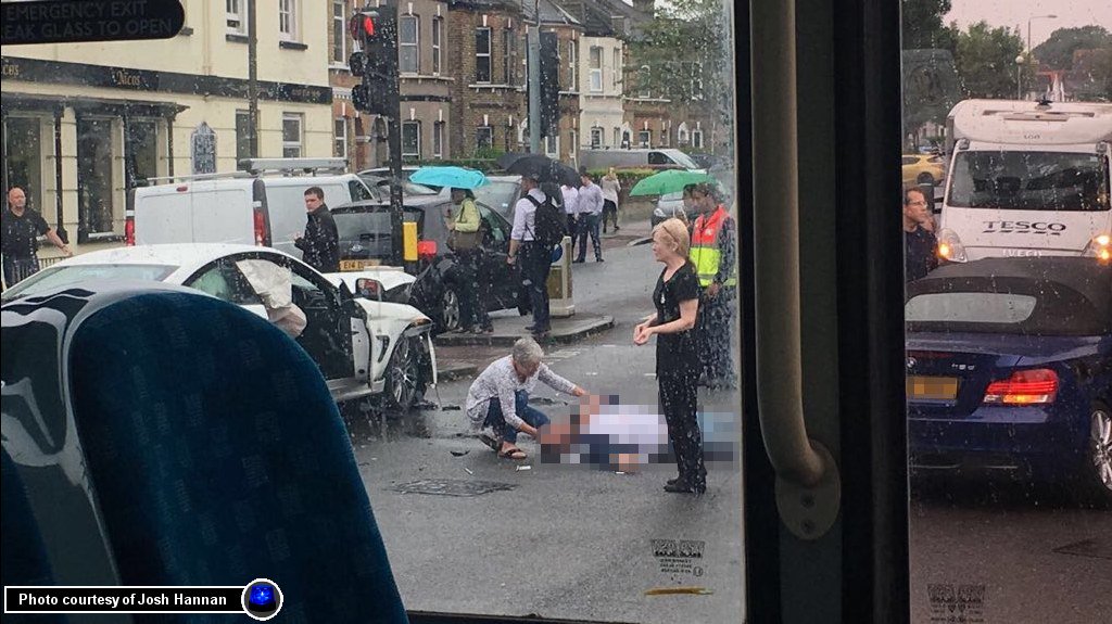 Kent_999s's tweet photo. NEW ELTHAM update: A male was arrested after earlier RTC for dangerous driving, possession of a weapon, affray and unfit due to drink/drugs. https://t.co/iTL141T4HP