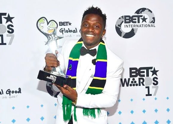 BET_UK's tweet photo. Congratulations @Rayvanny on winning the viewers choice Best International Act! Tanzania stand up!! 🇹🇿 https://t.co/c2XxzuaHKS