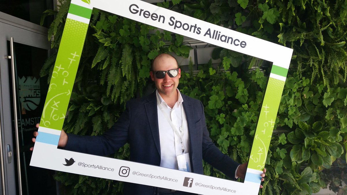 Our #GreenSports <a href="/NASCAR/">NASCAR</a> @NASCARGreen Driver @JoeyMcColm at the <a href="/sportsalliance/">Green Sports Alliance</a> summit #PlayGreener