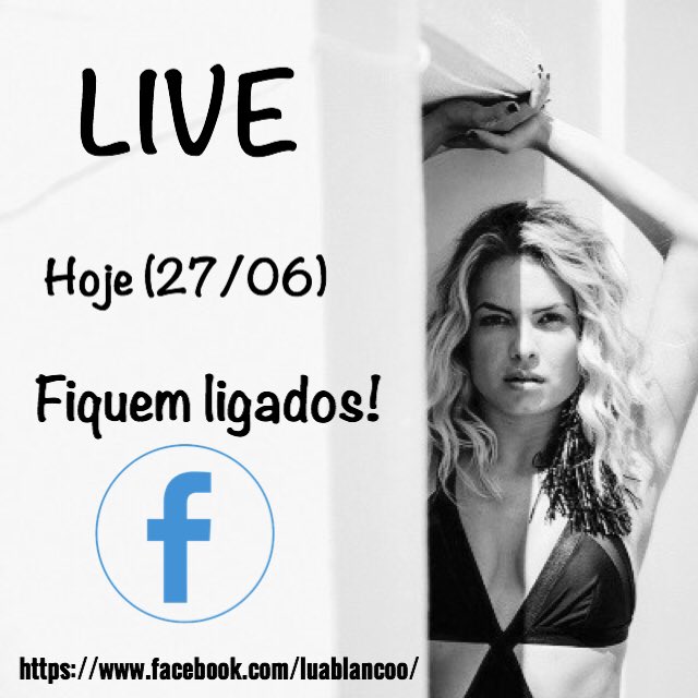 ProjetoLua's tweet image. Daqui a pouco tem live na fanpage da @Lua_Blanco! Link: facebook.com/luablancoo/