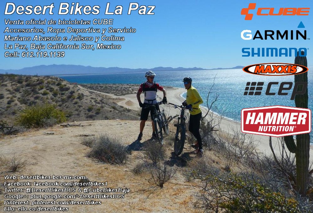 Desert Bikes La Paz - Venta oficial de bicicletas CUBE, Accesorios, Ropa Deportiva y Servicio Mariano Abasolo e... fb.me/4Wu8lSgYW