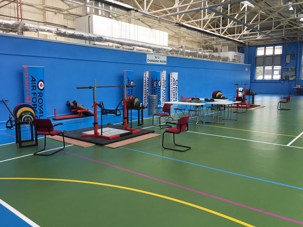 All ready for the Champs 💪🏻💪🏻 #RAFPowerlifting