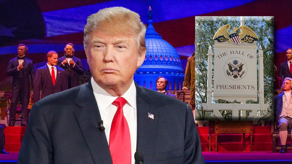 Trump causing delay in joining @WaltDisneyWorld Hall of Presidents, report says bit.ly/2sXyXcQ https://t.co/cCAi3CNCbf