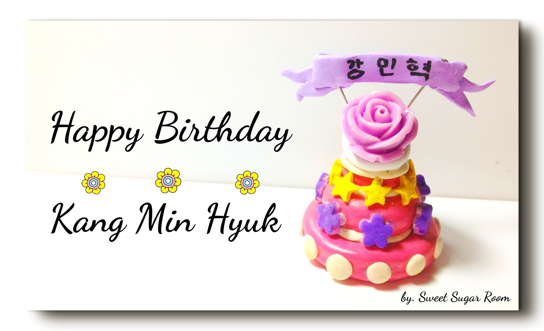 Happy birthday Kang Min Hyuk.   