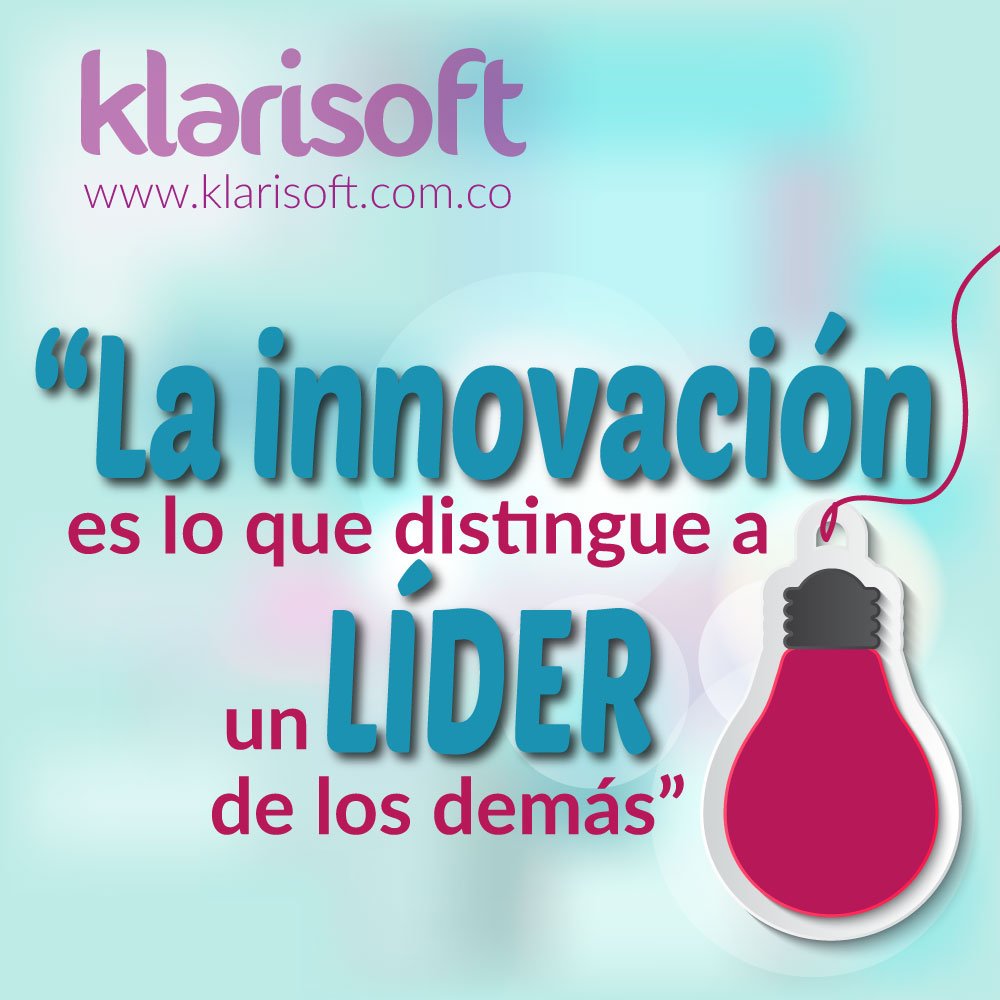 klarisoft's tweet photo. @Klarisoft te hace la invitación de crear nuevas ideas para tu proyecto de vida.🤗🧐🦋🌺#EsTiempoDeInnovar #FelizMartes https://t.co/JRU46nyg3s