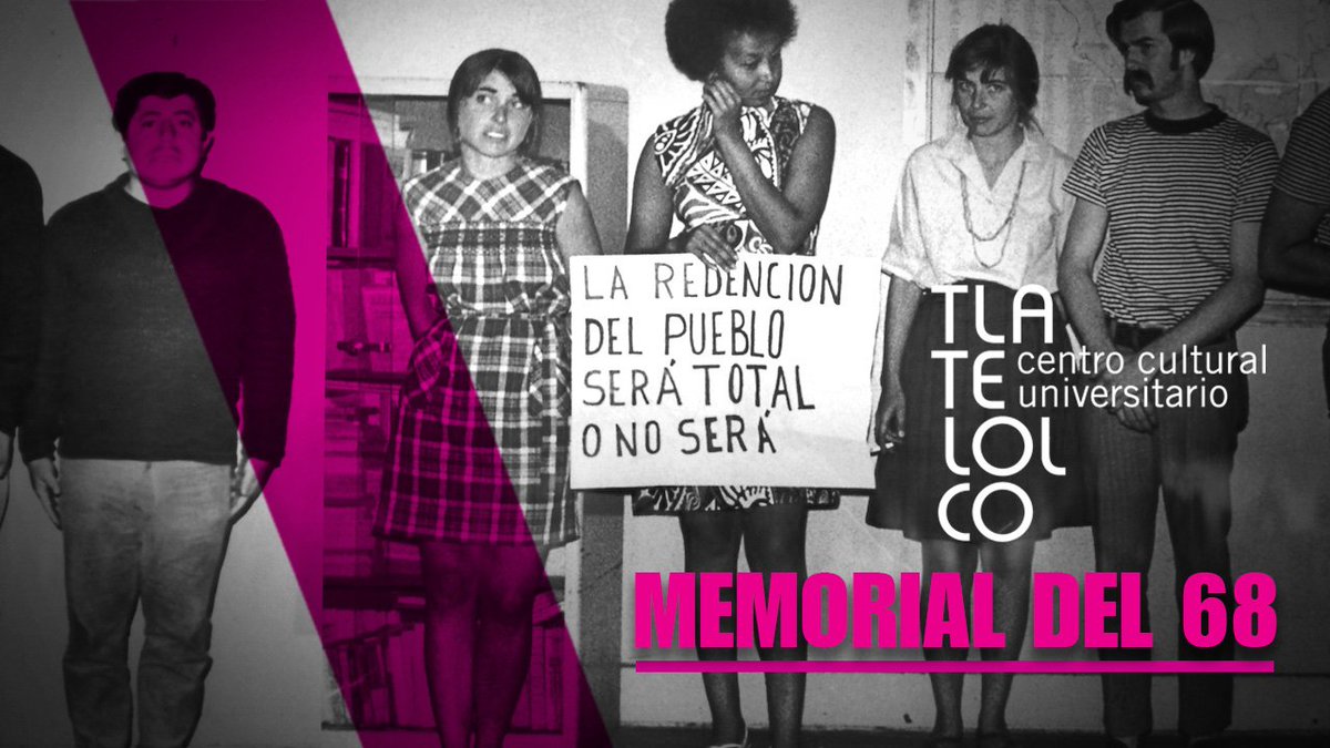 Fundacion_UNAM's tweet photo. No te pierdas el Memorial del 68 en el @ccutlatelolco | Martes a Domingo 10 – 18 HRS | Exposición Permanente https://t.co/iNIqcQyUD0