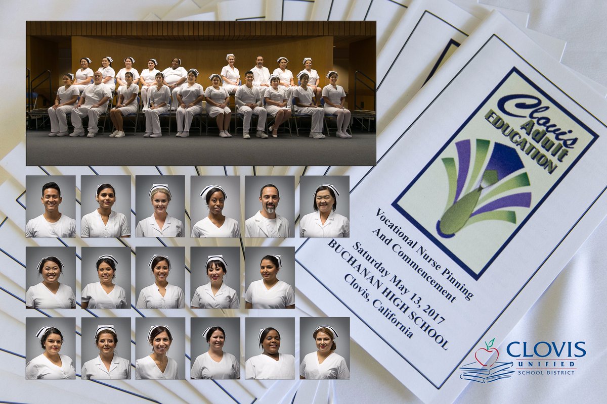 ClovisAdultEd's tweet image. We are so proud of our Vocational Nurses who graduated on May 13.  100% are either employed or furthering their education to become RNs.
