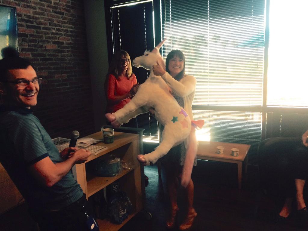 KrisShiono's tweet photo. "GG" visits our awesomely talented Guide Laurel for her continuous demonstration of our core values. #GuidancePeople https://t.co/xwpvqGMvBG
