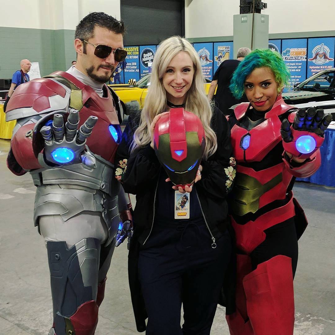 AgnesGarbowska's tweet photo. I am Ironman! ❤️❤️ #kylestarkcosplay
#ironman #tonystark #ririwilliams #marvel #marvelcomics #riri #heroarmy #massivecc https://t.co/k0fOmfxiar