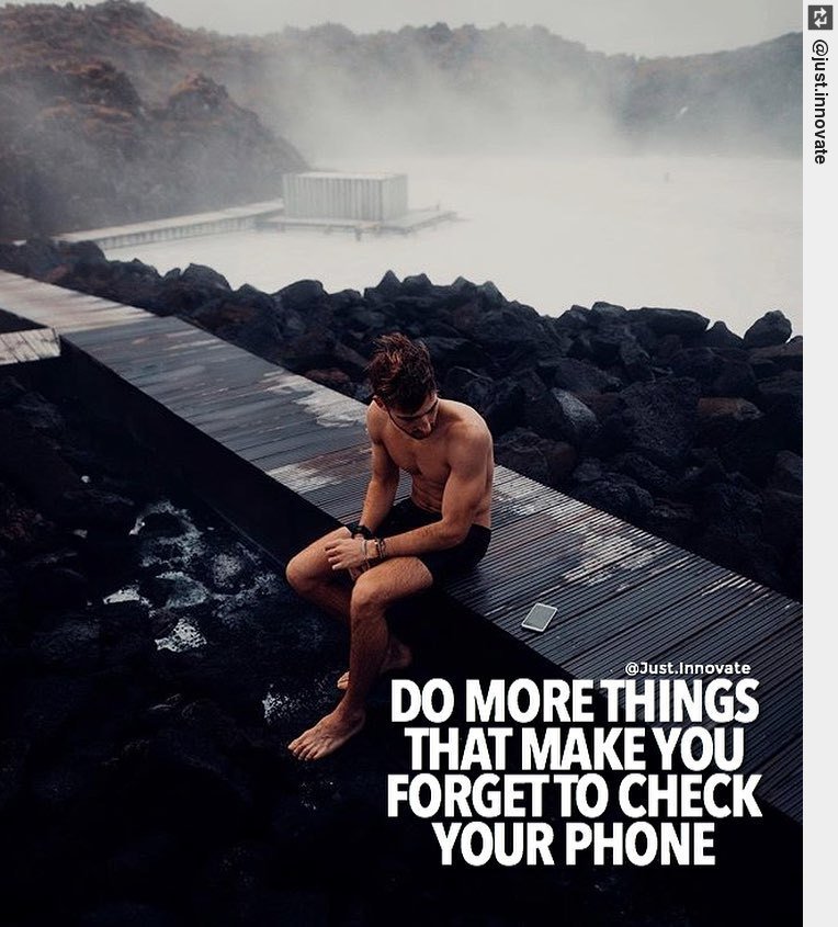 ericomuro's tweet photo. Do more thing so that make you forget to check your phone. #innovation #inspiration #perspiration #ericomuro https://t.co/LQYwlZMAc0