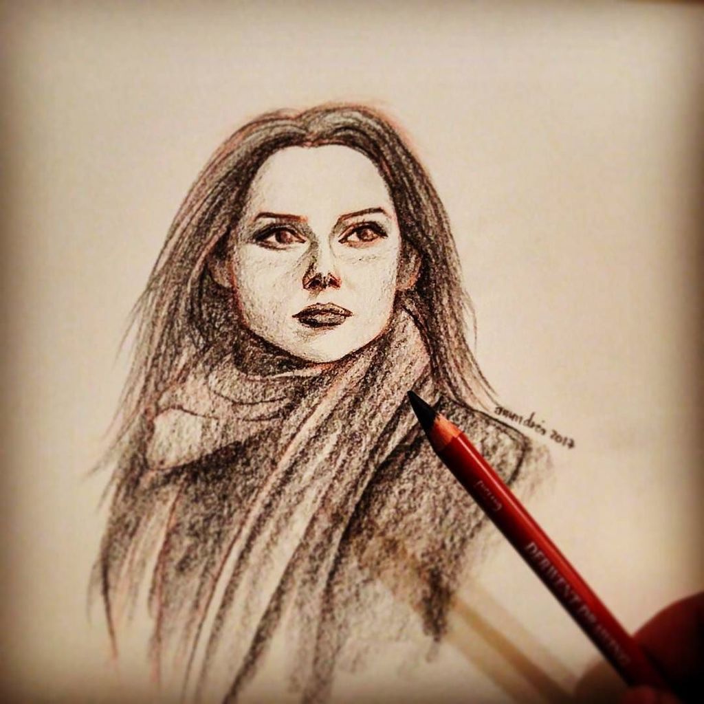 artofand's tweet photo. Warm up sanguine/charcoal study! 143/366 #female #portrait #sketch #artstudy #charcoaldrawing #girl #charcoal #draw #dibujo #dessin #zeichn… https://t.co/r2vObujGbw