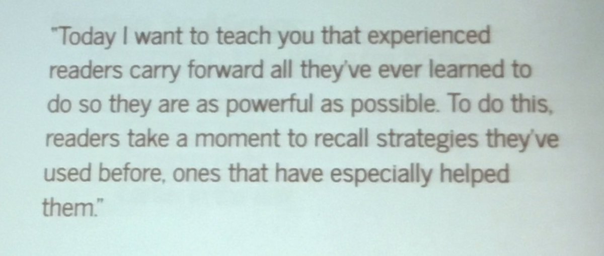 NFteach's tweet photo. Katie: It does matter that we're planning for transfer @clemenkat #tcrwp #greatreminder https://t.co/hGCIO9YNf0