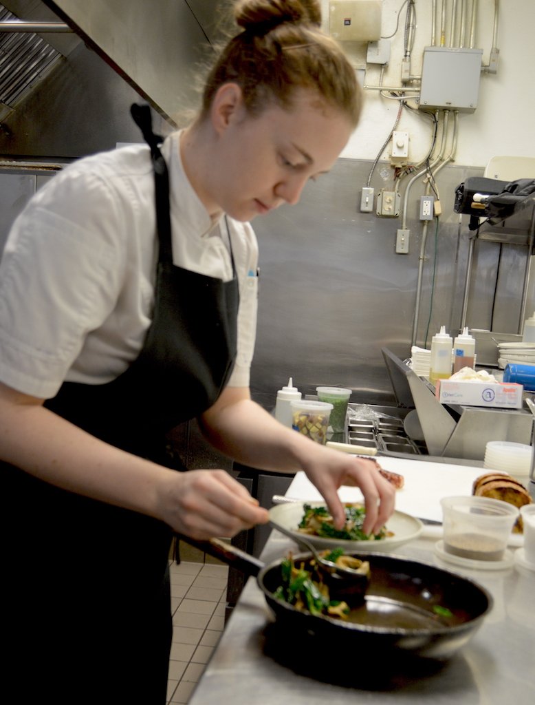 Our brilliant Chef Martha working on a little somethin’ somethin’.😋
 
Treat your tastebuds, make a reservation: bit.ly/PaxAmReservati…