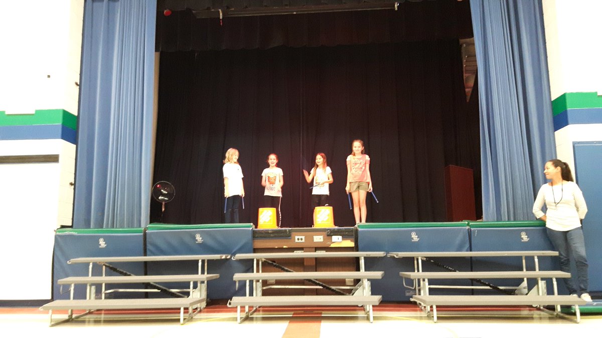 🎵🎶Some awesome bucket drumming during the last week of school!! Great job grade Gr. 4's!🎶🎵😀