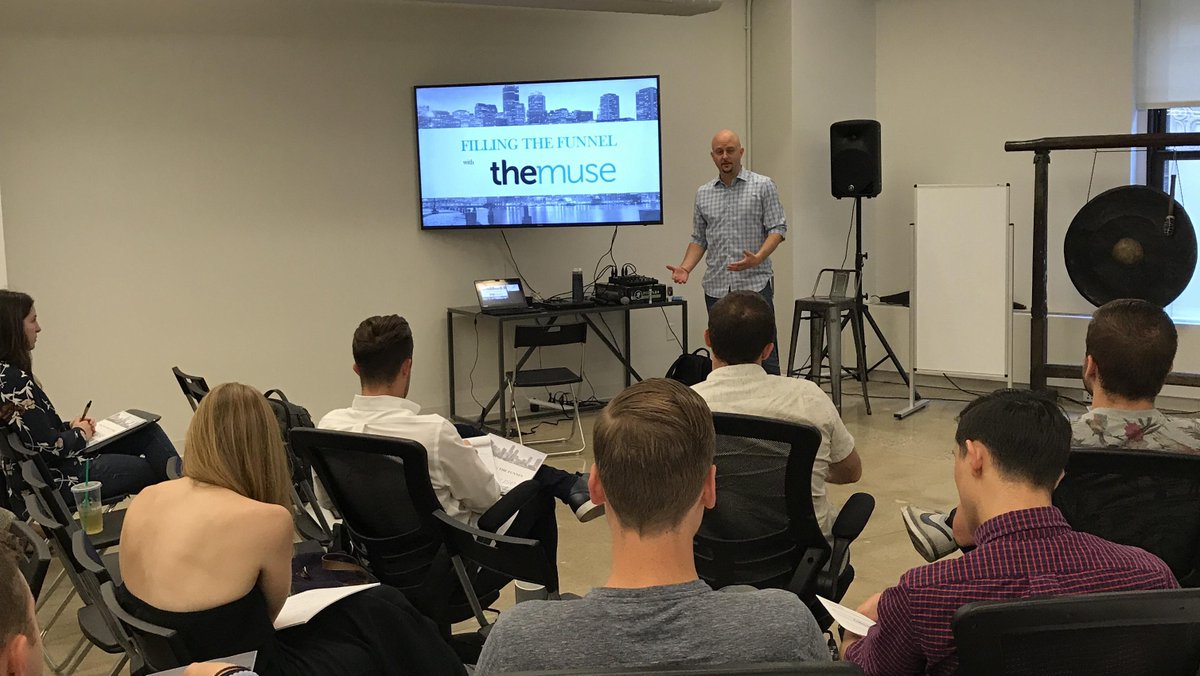 RealDanRatner's tweet photo. Soaking in the knowledge of @JohnMBarrows Sales Training.

Major takeaway thus far -- Use thoughtful &amp; unique outreach! @dailymuse https://t.co/yPtrCHgyco