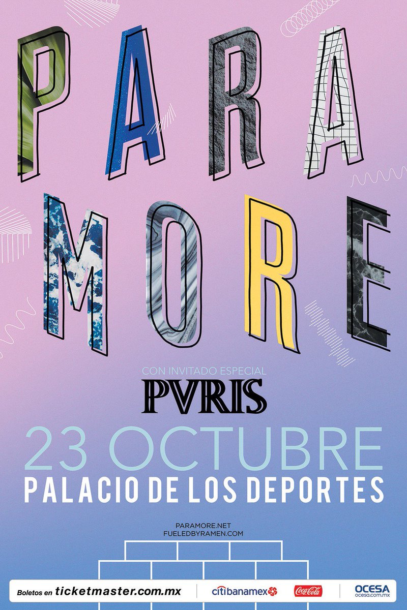 ThisIsPVRIS's tweet image. Mexico City // Oct 23 with @paramore