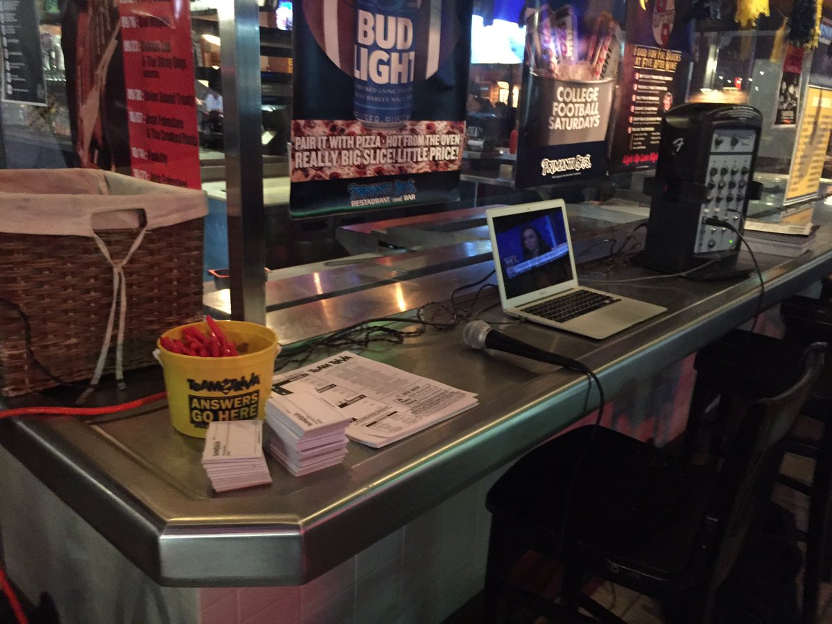 Three nights a week, I host trivia at <a href="/MSBCMorgantown/">MSBC Morgantown</a>, @PrimantiBros, and <a href="/Roosters/">Roosters Restaurant</a>!  I also host shows at <a href="/WVUpAllNight/">WVUp All Night</a> from time to time!