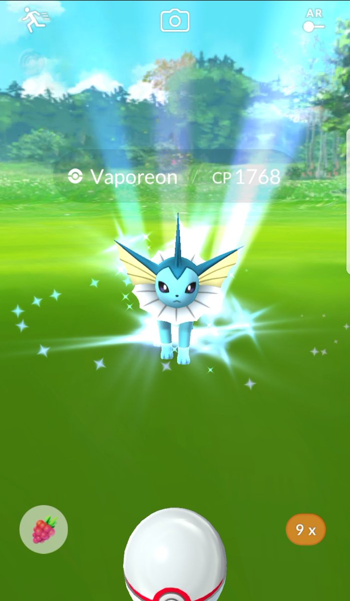 melloskitty's tweet photo. My first Vaporean caught!๐๐๐๐๐๐
I can die happy now lol!๐ #sooohappy #vapey #pokemongo #PokemonGORAID https://t.co/0asGdruQbG