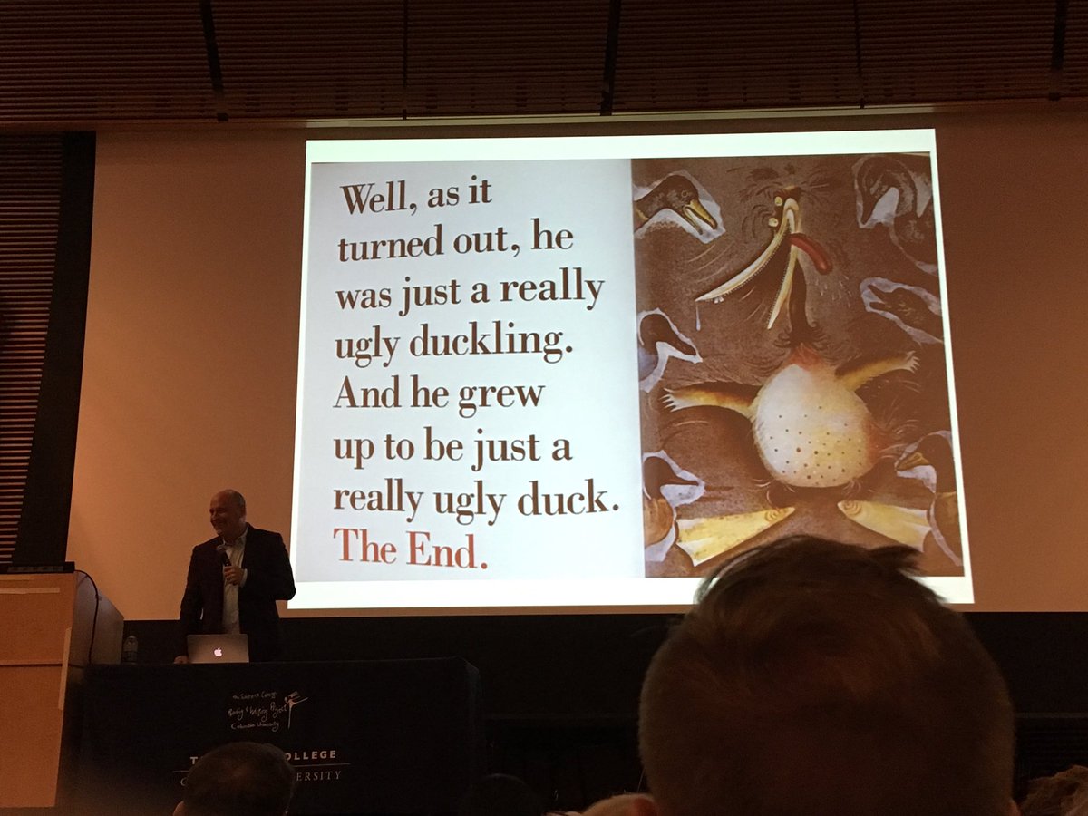 NFteach's tweet photo. It wouldn't kill kids to know they might grow up big and zitty 🤣 - @Jon_Scieszka #tcrwp #toughlove https://t.co/lVXlLQnJUM