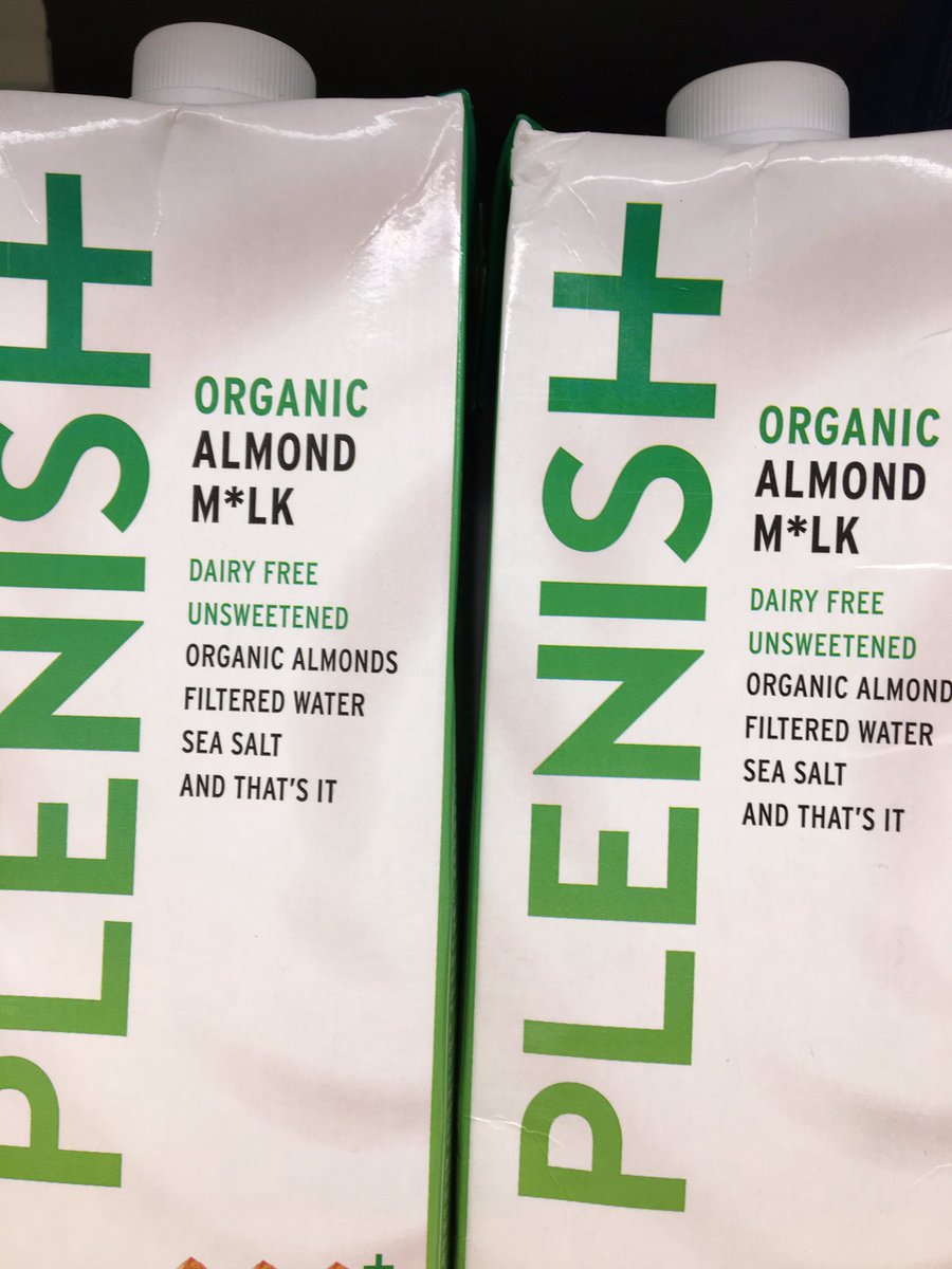 My understanding of non-dairy labelling rules is it can't be called milk...
Not particularly impressed with this effort....