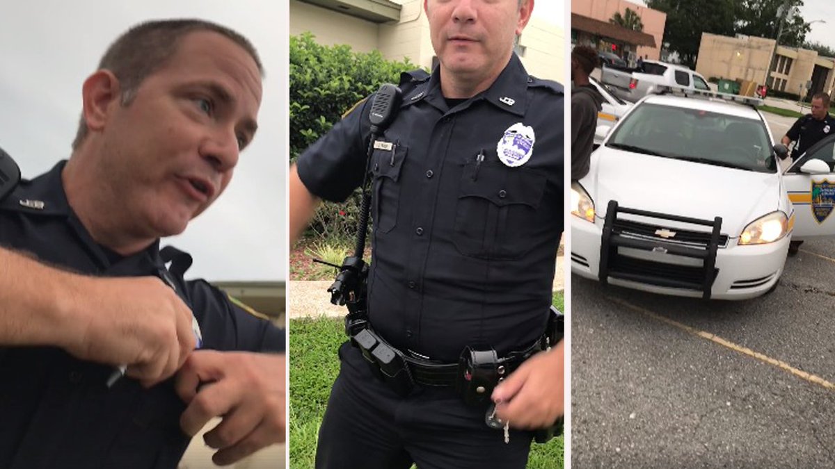 WATCH VIDEO Florida cop threatens black man with jail for jaywalking bit.ly/2sj8NPX https://t.co/cAKuQVDPDc
