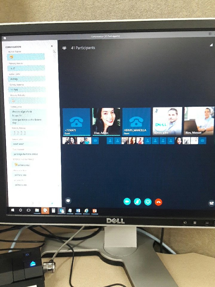 Yessca_21's tweet photo. #SkypeMeeting #SMDYPA #DellTeam https://t.co/YCtqLHH4H1