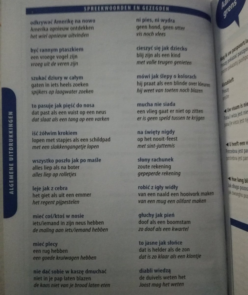 CarbagerunT's tweet photo. De papieren cursus Pools gaat nog niet zo voorspoedig maar ze hebben daar leuke spreekwoorden! En zoute rekeningen, blijkbaar. https://t.co/vFafOL66Kj