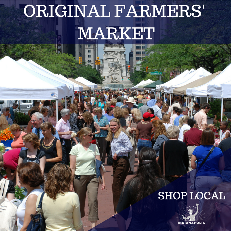 The Original Farmers’ Market <a href="/IndyCM/">Indianapolis City Market</a> is tomorrow from 9:30 - 1:30! It is SNAP authorized and they even accept Fresh Bucks!