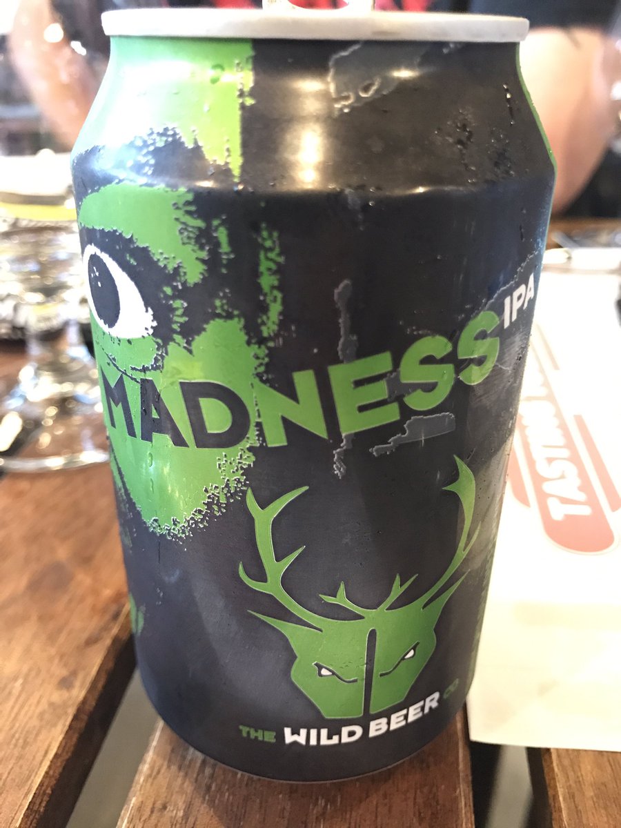 wigancentral's tweet photo. #Beer5 is @WildBeerCo #madnessIPA 6.8% #camra #camrgb #cheerstobeers https://t.co/WCoIES5n0D