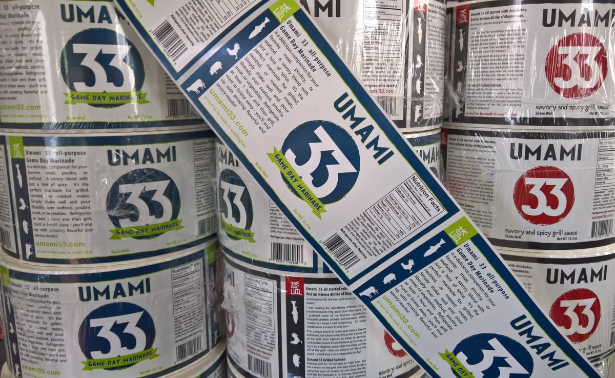 Umami 33 (@umami33) on Twitter photo Picked up 12,000 more Umami 33 & Umami 33 Game Day Marinade labels! Thanks <a href="/RichmarkLabel/">Richmark Label</a>!!! #umami33 #grilling #gameday #12s Picked up 12,000 more Umami 33 & Umami 33 Game Day Marinade labels! Thanks <a href="/RichmarkLabel/">Richmark Label</a>!!! #umami33 #grilling #gameday #12s