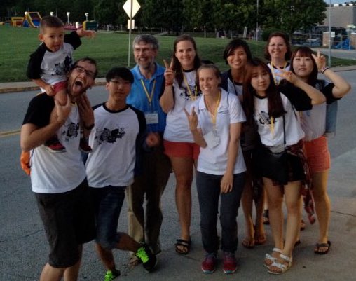 CofCWSC's tweet photo. On their 3 year anniversary of returning home from WSC in Korea, Heather &amp; Bryce receive 2 WSC volunteers from Korea to serve in Canada! https://t.co/lfcJ0tCX93