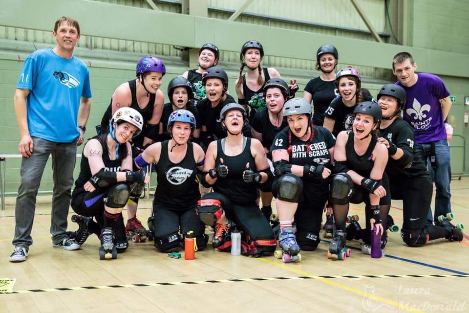 SboroSlammers's tweet photo. A few weeks ago we had our first bout against @DundeeRG we had some wonderful guest skaters and a whole.lot of fun! https://t.co/5XYhsPNNTw
