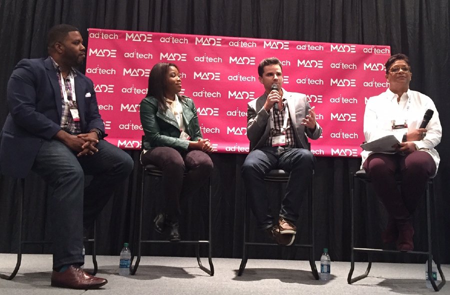 rcam917's tweet photo. NOV 2016: Making the case for engagement & inclusion as part of the formula for business success at Ad:Tech. #BackfillingContent https://t.co/qcaWjcIJUE