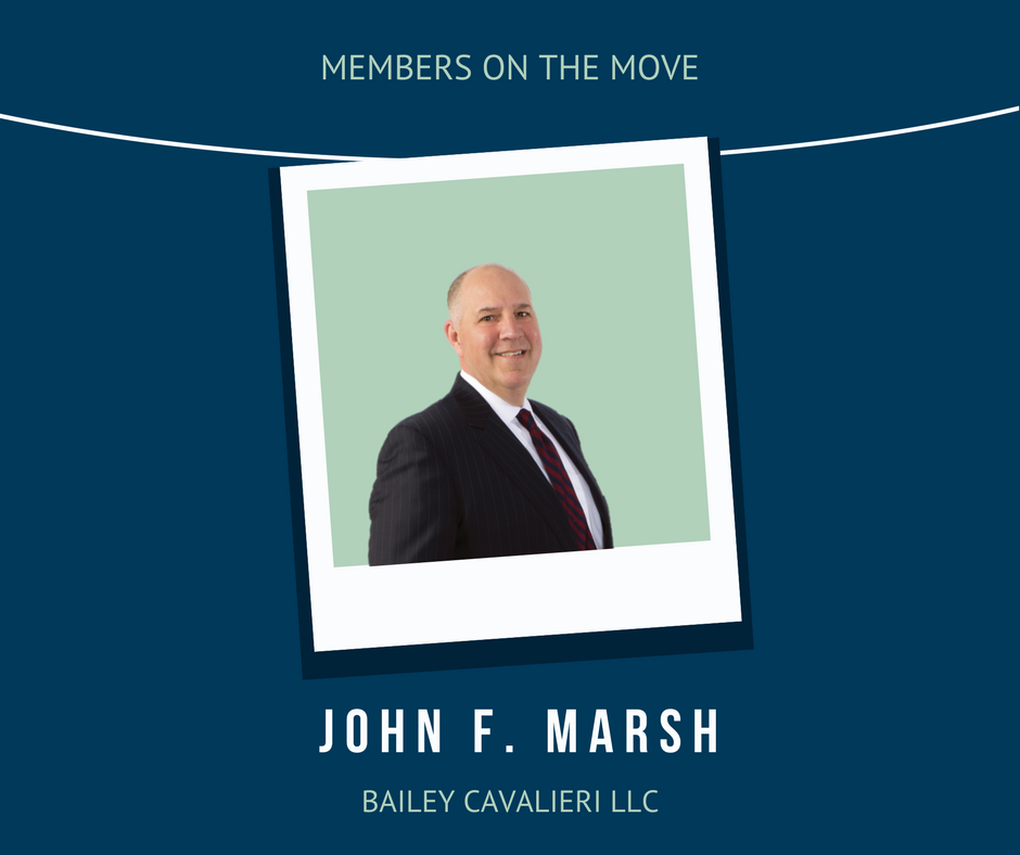 ColumbusBar's tweet photo. Celebrating another spectacular #MemberOnTheMove: Congrats to John F. Marsh, a commercial litigator, on joining @baileycavllc! https://t.co/b2z6jJQsTS