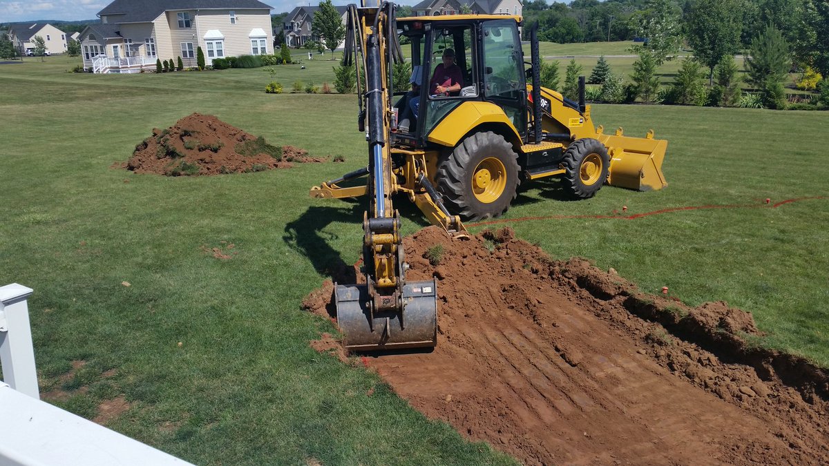 Pool construction has begun #summertimefun #skinnydipping