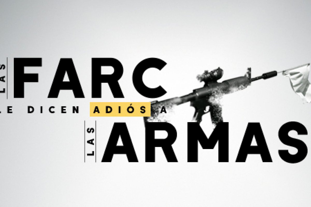InVideollc's tweet photo. Historical day for Colombia, the FARC leave their weapons. Vía @ELTIEMPO EL TIEMPO https://t.co/GvB4M40EFk